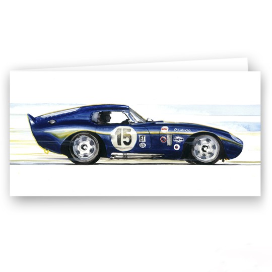 Uli Ehret Greetings Card - AC Cobra Daytona Coupe