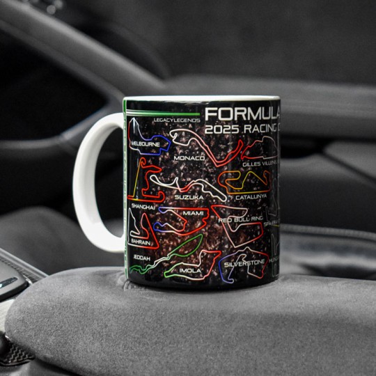 Formula 1 2025 Circuits Mug