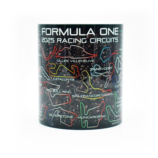 Formula 1 2025 Circuits Mug