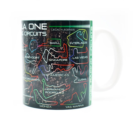 Formula 1 2025 Circuits Mug