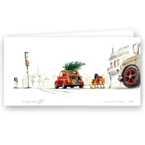 Uli Ehret Christmas Card - Christmas in Rome