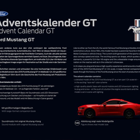 Ford Mustang GT  Advent Calendar