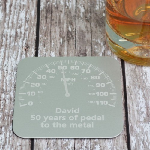 Personalised Car Dial Coaster