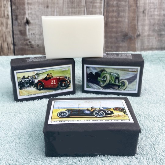 Set of 3 Mini Racing Car Soaps