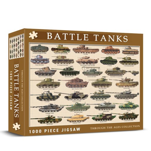 Battle Tanks 1000 Piece Jigsaw