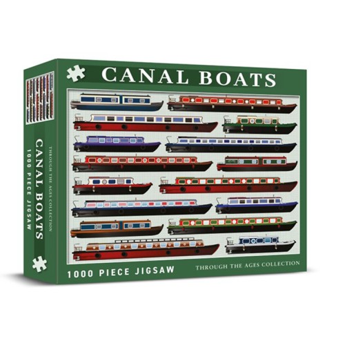 Canal Boat 1000 Piece Jigsaw