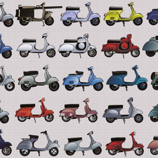 Scooters 1000 Piece Jigsaw